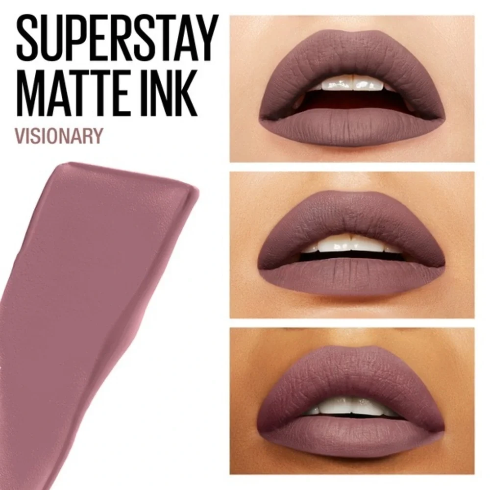 💕 Maybelline Super Stay Matte Ink Liquid Lipstick, Visionary
